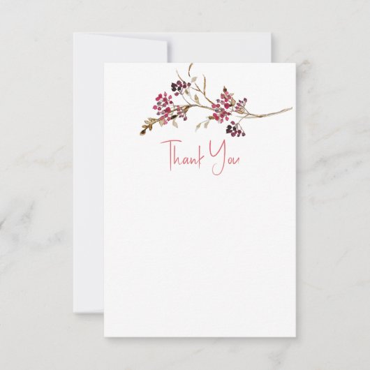 Rustieke Herfst Vrijgezellenfeest Dank u kaarten (Voorkant)