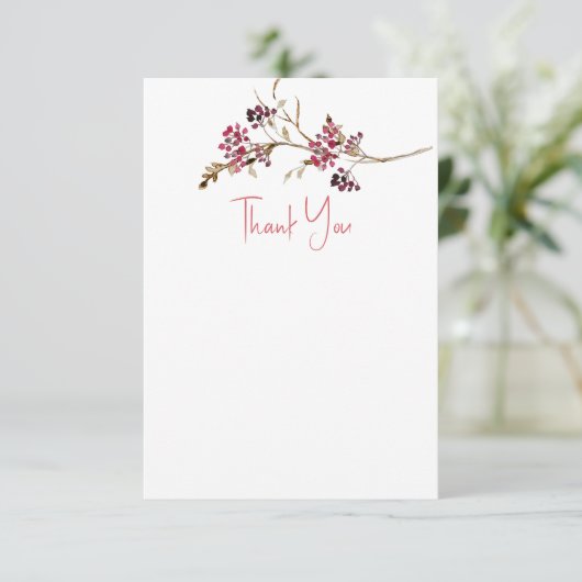 Rustieke Herfst Vrijgezellenfeest Dank u kaarten (Staand voorkant)