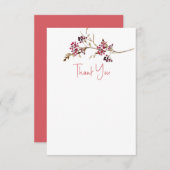 Rustieke Herfst Vrijgezellenfeest Dank u kaarten (Voorkant / Achterkant)