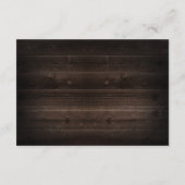 Rustieke herfst vuurvlieg Mason pot trouw RSVP kaa (Achterkant)