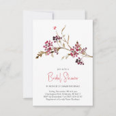 Rustieke Herfst Waterverf Bruids Douche Uitnodigin Kaart (Voorkant)