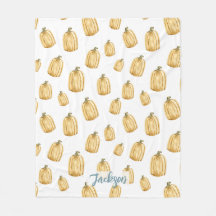 Rustieke Herfst Waterverf Sinaasappel Pompoen