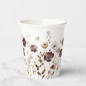 Rustieke Herfst Wildflowers Papieren Bekers (Links)