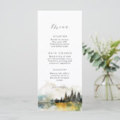 Rustieke herfst winterbos berg Flat Menu (Staand voorkant)