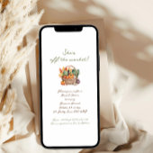 Rustieke Herfst Ze is van de markt Vrijgezellenfee Kaart