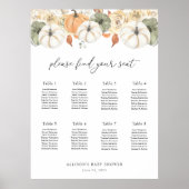 Rustieke herfst zitgrafiek poster (Voorkant)