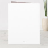 Rustieke herfst Zonnebloemen op hek Bruiloft Kaart (Achterkant)