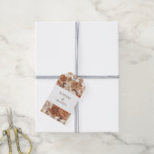 Rustieke Herfstbladeren Bruiloft Cadeaulabel (Met Touw)