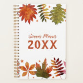 Rustieke herfstbladeren Herfst gebladerte Waterver Planner (Voorkant)
