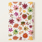 Rustieke herfstbladeren Herfst gebladerte Waterver Planner (Achterkant)