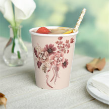 Rustieke Herfstbloei Lichte Beige Waterverf