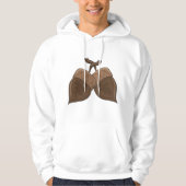 Rustieke herfstbos Natuur Hoodie (Voorkant)
