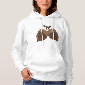Rustieke herfstbos Natuur Hoodie (Voorkant)