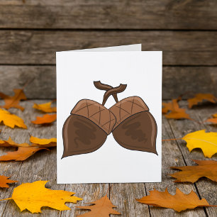 Rustieke herfstbos Natuur Kaart