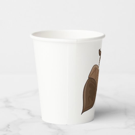 Rustieke herfstbos Natuur Papieren Bekers (Rechts)