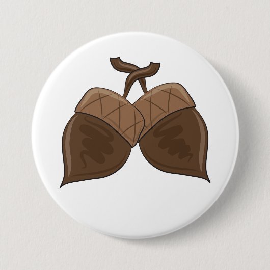 Rustieke herfstbos Natuur Ronde Button 7,6 Cm (Voorkant)