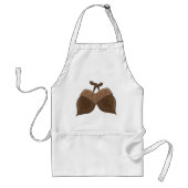 Rustieke herfstbos Natuur Standaard Schort (Voorkant)