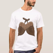 Rustieke herfstbos Natuur T-shirt (Voorkant)