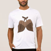 Rustieke herfstbos Natuur T-shirt (Voorkant)