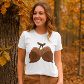 Rustieke herfstbos Natuur T-shirt