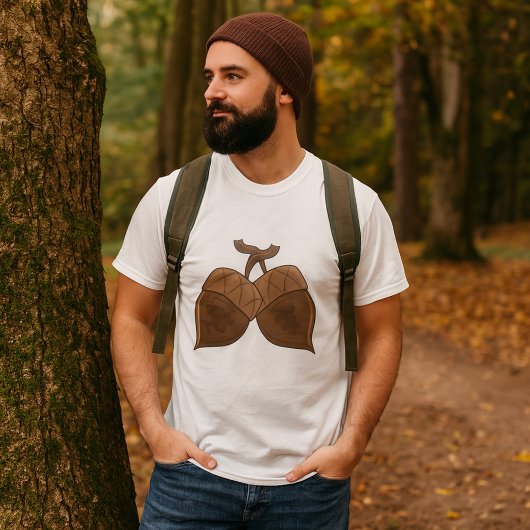 Rustieke herfstbos Natuur T-shirt