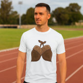 Rustieke herfstbos Natuur T-shirt