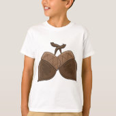 Rustieke herfstbos Natuur T-shirt (Voorkant)