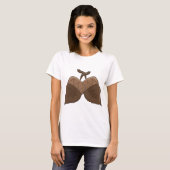 Rustieke herfstbos Natuur T-shirt (Voorkant volledig)