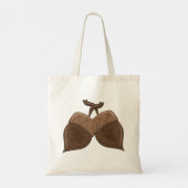 Rustieke herfstbos Natuur Tote Bag (Achterkant)