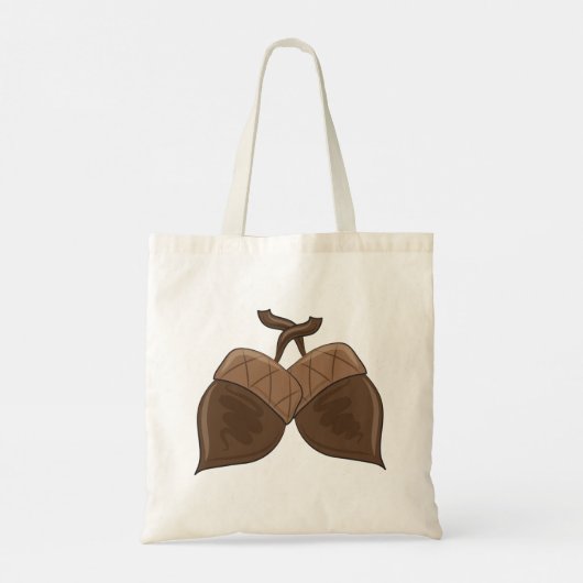 Rustieke herfstbos Natuur Tote Bag (Achterkant)