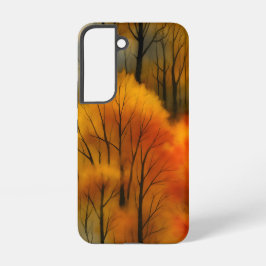 Rustieke herfstbos - Waterverf herfstbeeld Samsung Galaxy Hoesje