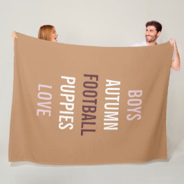 Rustieke Herfstbries Tailgate Shower Feestelijke K Fleece Deken