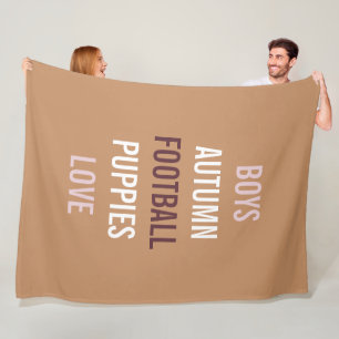 Rustieke Herfstbries Tailgate Shower Feestelijke K Fleece Deken