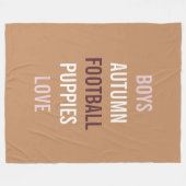 Rustieke Herfstbries Tailgate Shower Feestelijke K Fleece Deken (Voorkant (Horizontaal))