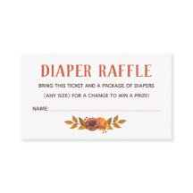 Rustieke herfstluier Raffle Tickets