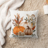 Rustieke herfstpompoenboeket kussen (Deken)