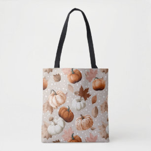 Rustieke herfstpompoenen & herfstbladeren (2) tote bag