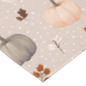 Rustieke herfstpompoenen & herfstbladeren tafelkleed (Gekanteld)