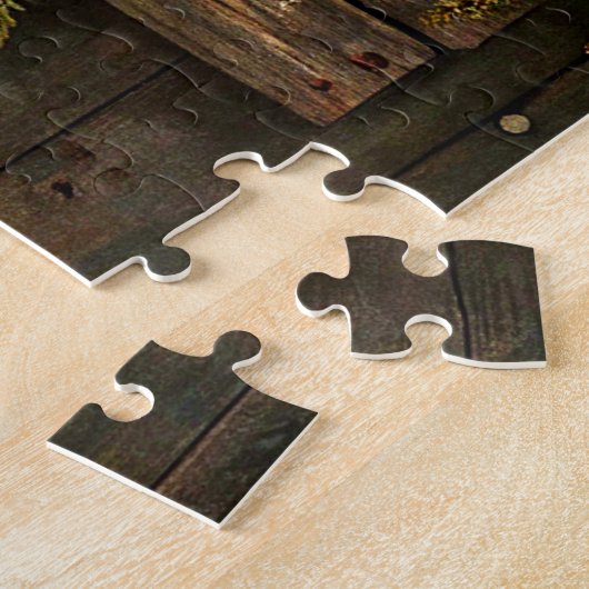 Rustieke herfstpuzzel legpuzzel (Zijkant)