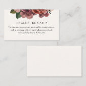 Rustieke herfsttak-omslagkaart informatiekaartje (Voorkant / Achterkant)