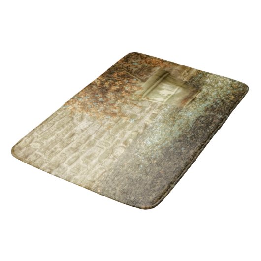 Rustieke herfsttuin badmat (Gekanteld)