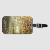 Rustieke herfsttuin bagagelabel (Voorkant (horizontaal))