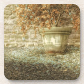 Rustieke herfsttuin bier onderzetter (Voorkant)