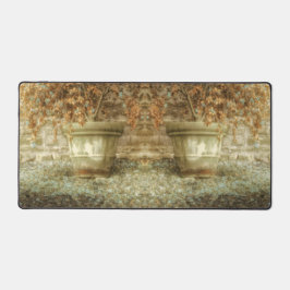 Rustieke herfsttuin bureaumat