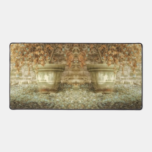 Rustieke herfsttuin bureaumat (Voorkant)