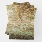 Rustieke herfsttuin inpakpapier vel (In situ)