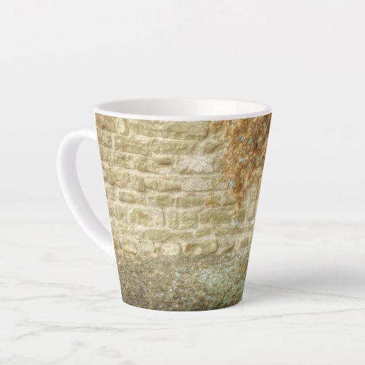 Rustieke herfsttuin latte mok (Linkerhoek)