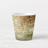 Rustieke herfsttuin latte mok (Voorkant)