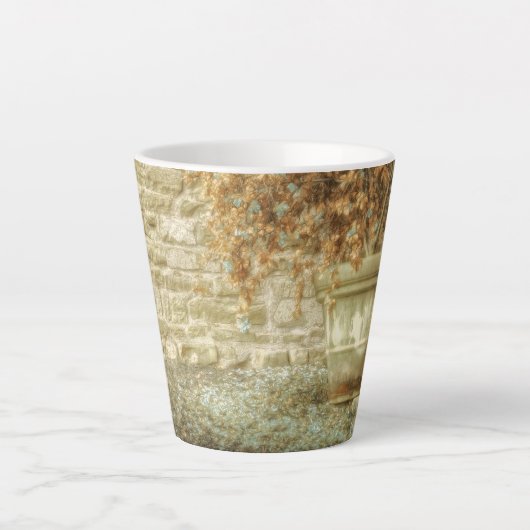 Rustieke herfsttuin latte mok (Voorkant)