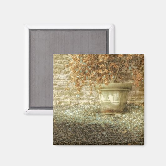 Rustieke herfsttuin magneet (Voorkant / Achterkant)